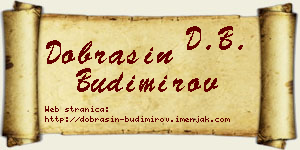 Dobrašin Budimirov vizit kartica